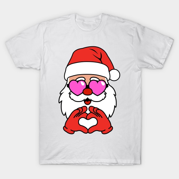 Santa loves you T-Shirt by Hobbybox